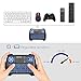 ANEWKODI Mini Keyboard with Touchpad Mouse and Multimedia Keys, USB Backlit Wireless 2.4Ghz Android Remote Control Keyboard Best for Smart TV, PC, Android TV Box, PS4, IPTV, Xbox, Support Windows 10