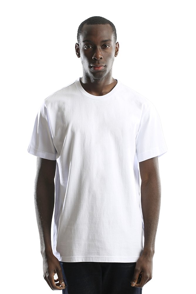 City Lab Men's Premium Crew Neck TShirt Ice White Small