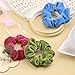 Velvet Scrunchies for Hair, 20 Pcs Girl Elastics Hair Ties Scrunchy Hair Band Hair Accessories for Women, Girl