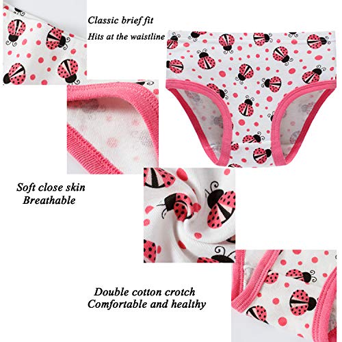 Hahan Baby Soft Cotton Panties Little Girls'Underwear Toddler Dinosaur