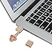 CHUYI Novelty and Cute Violin Shape Design 128GB USB 2.0 Flash Drive Pen Drive Memory Stick Storage Cool Thumb Drive U Disk Gift (Brown - 1 Pack)