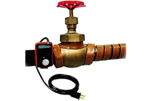 BriskHeat HSTAT051004 XtremeFLEX Heating Tape with Adjustable Thermostat Control, 144W, 120 Volt