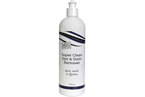 MBS Supplies Super Clean Dye & Stain Remover – Gentle 16 oz Formula for Hair Color Stains on Skin & Hair | pH Balanced & Sensitive Skin Safe