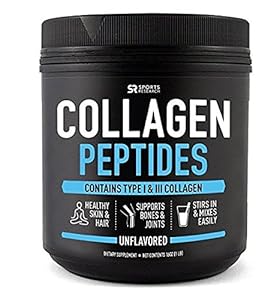Collagen Peptides Powder (16oz) | Grass-Fed, Certified Paleo Friendly, Non-Gmo and Gluten Free - Unflavored