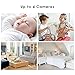 DBPOWER Video Baby Monitor, 270o Pan-Tilt-Zoom/4.3” Large Screen/VOX/Soothing Lullabies/Temp. Monitor/2-Way Talk/Night Vision/Nightlight/Record/Sound Indicator for Elder/Pet. etc., Camera Expandable