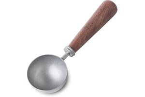 Easyworkz Retro Stainless Steel Coffee Spoon With Black Walnut Handle,10g - Measuring Spoon (Vintage)