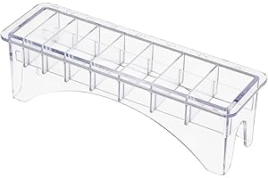 Chazcool Clipper Guard Holder, Clipper Holder with 8 Grid Base, Professional Barber Guards for Universal Hair Clippers(8 Grid)