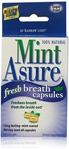 Rainbow Light Rainbow Light Mint Asure Fresh Breath, 160-Count Capsules (Pack of 3)