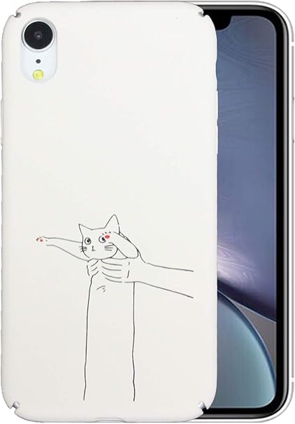 Amazon アップル アイフォンxr ケース 専用 猫 かわいい Compatible With Apple Iphone Xr Iphonexr カバー りんご あいふぉん 対応 バンパー Xrケース Xrカバー 可愛い ネコ 携帯カバー アニメ 人気 6 1 インチ 白 ケース カバー 通販