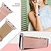 top4cus Genuine Leather iwatch Strap Replacement Band Stainless Metal Clasp, Compatible with 38mm 40mm 41mm Apple Watch Series7/SE/6/5/4 S3/2/1 and Other Edition (38mm/40mm/41mm, Sporty Pink)