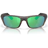 Costa Del Mar Whitetip Pro Rectangular Sunglasses | Polarized Fishing Glasses with UV Protection - Costa Sunglasses for Boating, Beach &amp; Driving - 580G, 57