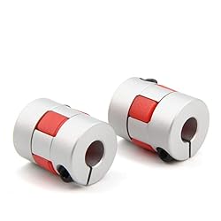 Zeberoxyz 2PCS 8mm to 8mm Aluminium Plum Flexible