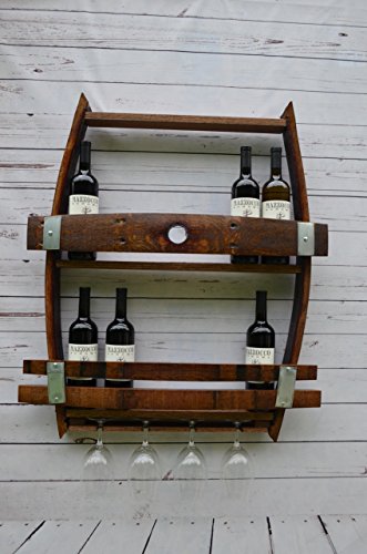 Whiskey Wine rack Liquor cabinet - Thumbnail 3