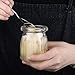 KAMOTA Glass Jars, 40 PACK 4 oz Yogurt Jars With PE Lids, Glass Pudding Jars Yogurt Jars Ideal for Jam, Honey, Wedding Favors, Shower Favors, Baby Foods (150ml)