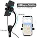 Cigarette Lighter Car Mount,3-In-1 Wireless Charging&Car Phone Holder&Dual USB Charger,LED Display Voltage Current for Samsung Galaxy S10+ Plus/S10/S9/Note9 and iPhone X/XR/XS Max and QI-Enabled Phone