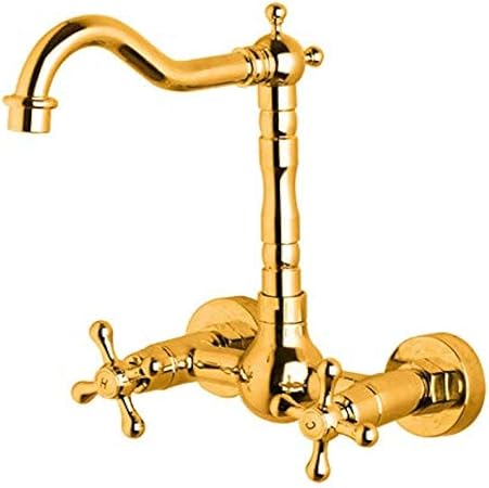 Grifo, 360 giratorio de latón antiguo baño lavabo fregadero mezclador