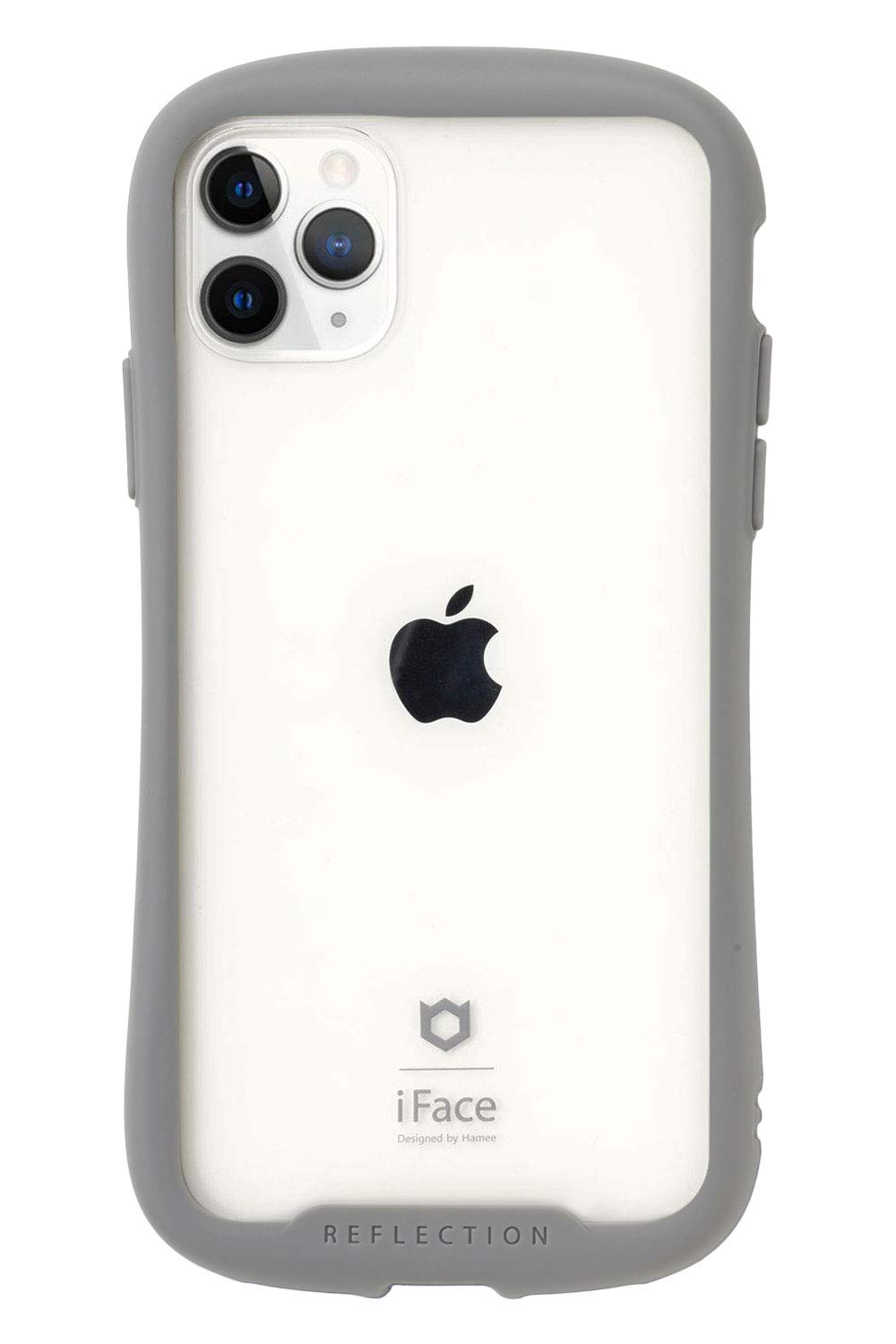 iFace Reflection iPhone 11 Pro ケース クリア 強化ガラス (グレー)【アイフェイス アイフォン11Pro 透明 耐衝撃 米国MIL規格取得 ストラップホール付き】商品画像