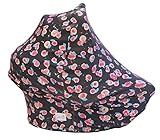 Baby Nursing/Breastfeeding Multi-Use Cover, Car Seat Canopy, Infinity Scarf, Stretchy Shopping Cart and Stroller Cover | Best Shower Gift for Girls and Boys, by Sonsi