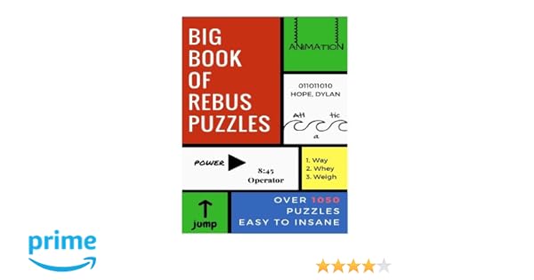 Big book of rebus puzzles english edition
