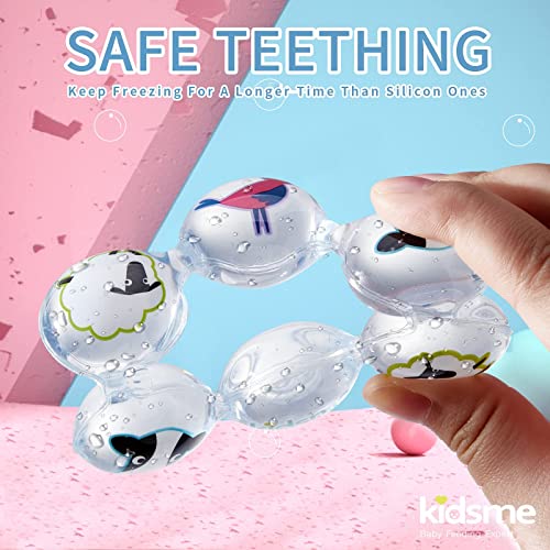 Kidsme Cooling Baby Teething Rings Freezable Infant Teethers Baby