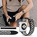 Booyi Sport Band for Apple Watch 38mm 40mm 42mm 44mm, Sport Bands Soft Silicone Wristband Replacement Compatible for iWatch Apple Watch Series 4,3,2,1 Nike+,Sport,Edition-S/M M/L