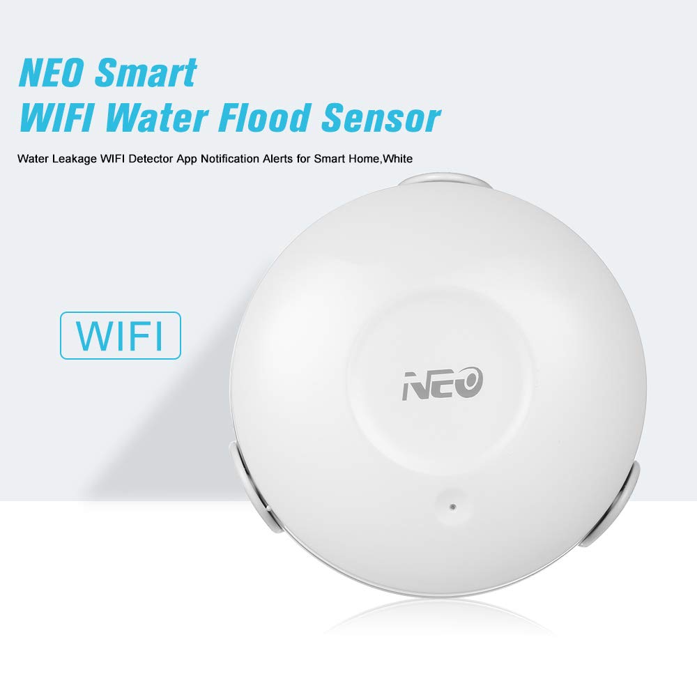 Festnight Neo Smart WiFi Sensor de inundación de Agua Fuga ...