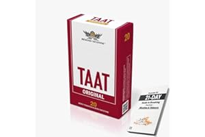 TAAT Herbal Cigarettes - Nicotine-Free, Tobacco-Free Smoking Alternative with 50mg Extract - Full Flavor, 20-Stick Flip Top Pack (Original) + Free Proverbs 3:3 21-Day Guide (EBook)