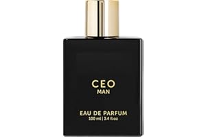 Luxury CEO MEN Perfume | Long Lasting EDP 100ml | Premium Woody & Citrus Fragrance with Lemon, Mandarin, Lavender, Tonka & Ve