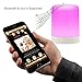 HHfuBin Night Lamp for Bedroom with Bluetooth Speaker, Night Lights Touch Sensor Control, USB Port, Speakerphone / TF Card / AUX-IN Supported (White)