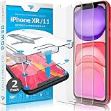 Power Theory for iPhone XR/iPhone 11 Screen Protector Tempered Glass [2-Pack] with Easy Install Kit [Case Friendly][6.1 Inch]