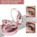 Magnetic Eyelashes, Upgraded 3D Magnetic Eyelashes, Magnetic False Eyelashes, Reusable Magnetic Eyelashes, Eyelash Kit, Ultra Thin Best Magnetic Eyelashes with Tweezers & Magnetic Eyeliner (2 Pairs)