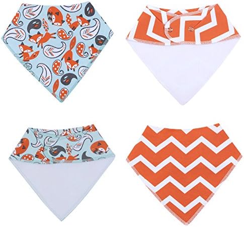 SUPERB QUALITY HIGHLY ABSORBENT BANDANA BIBS MADE WITH 100% ORGANIC COTTON WATERPROOF AT THE BACK SOFT AND GENTLE AT THE FRONT FOR TEETHING DROOLING TRIANGLE SHAPE FOR BOYS AND GIRLS 3-36 MONTH OLDS