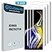 Cubevit Galaxy Note 9 Screen Protector, [3 Pack] Full Coverage [Case Friendly] PET Protective Film Cover, Bubble Free/Anti-Fingerprint/Ultra Clear/Screen Protector for Samsung Galaxy Note 9 (White)