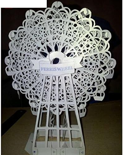 Amazon 模型 ペーパークラフト 高級防水紙 観覧車 遊園地 ペーパーアート 通販
