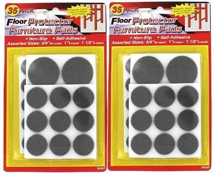 70 Furniture Floor Protector Pads, Cushions, Non-Skid - Self Adhesive by Kole