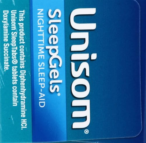 UNISOM SLEEPGELS, DIPHENHYDRAMINE HCL 50 MG, 60 COUNT