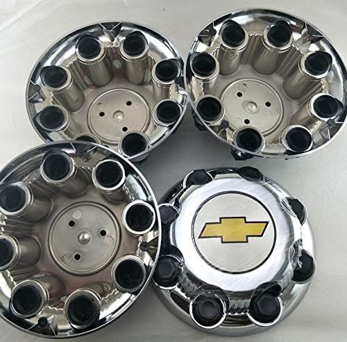 Luck16888 2000-2008 Chevy Silverado 2500 16" 8 LUG WHEEL CHROME hub caps