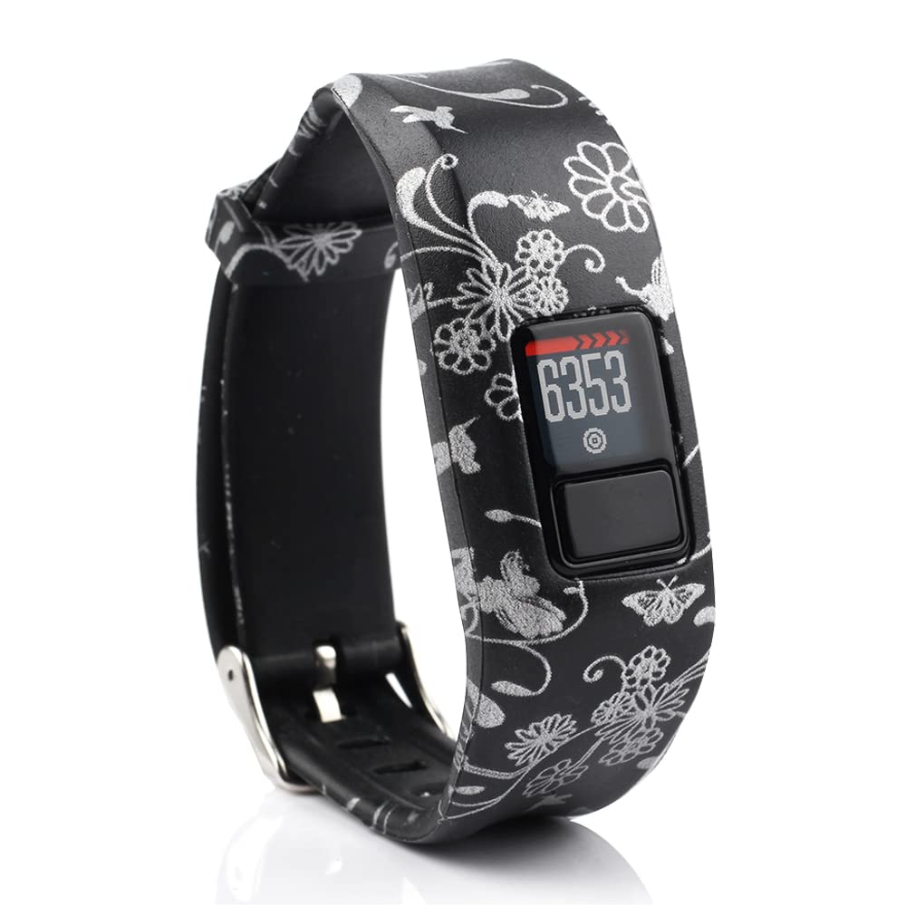 honecumi Compatible with Garmin Vivofit 3 Strap/Garmin Vivofit jr Watchband/Garmin Vivofit JR 2 Straps Replacement for Men Women,Vivofit 3 Soft Silicone Wristband Accessories for Kids Boys Girls