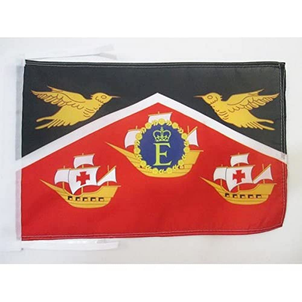 AZ FLAG Royal Standard of Trinidad and Tobago 1966–1976 Flag 18'' x 12'' cords - Queen's Personal Trinidadian 30 x 45cm - Banner 18x12 in