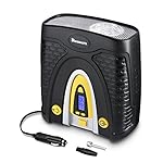 NAVISKAUTO 12V Digital Tire Inflator Portable Auto Air Compressor with Detachable Tire Pressure Gauge and Carry Case - 100 PSI