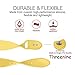 Threenine for Apple Watch Band, Durable Soft Silicone iWatch Strap Replacement Sport Band for Apple Watch Band Series 3 Series 2 Series 1 Sport, Edition (Pollen Yellow, 38mm S/M)