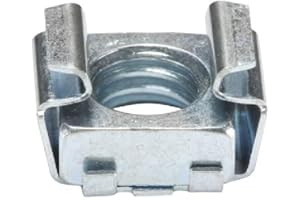 G GOODSZONE 20 Pack Cage Nut, 3/8"-16, Square Rack Mount Server Shelves Cabinet for Panel Range 0.028-0.056 in, Zinc Plated Steel