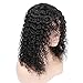 Goldfinch Deep Wave Lace Closure Wig Human Hair Curly 4x4 Lace Closure Wig for Black Women 150% Density Brazilian Virgin Human Hair Lace Wig Middle Part 16 inches