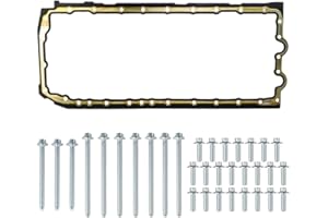 BOMUNIK 11137600482 Oil Pan Gasket for BMW M135i M235i M2 335i 435i 535i 640i 730Li 740Li M3 M4 xDrive28i xDrive35i xDrive40i Peat# 11132210959