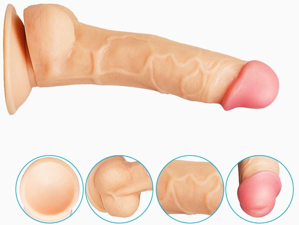 MXYLYM9 Lōvéhōnéy Tōys fōr Wōmén, Flesh Color Soft Comfortable Soft Hands Huge Training Kit for Women Personal Massaging Toy L:7.25",D:1.57"