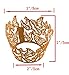 DriewWedding 50PCs Butterfly Pattern Hollow Artistic Bake Cake Cupcake Wrappers Paper Cups Liner for Wedding Birthday Tea Party Baby Shower Food Decoration (Gold)