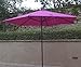 9ft Umbrella Replacement Canopy 6 Ribs in Fuchsia (HOT PINK Canopy Only)