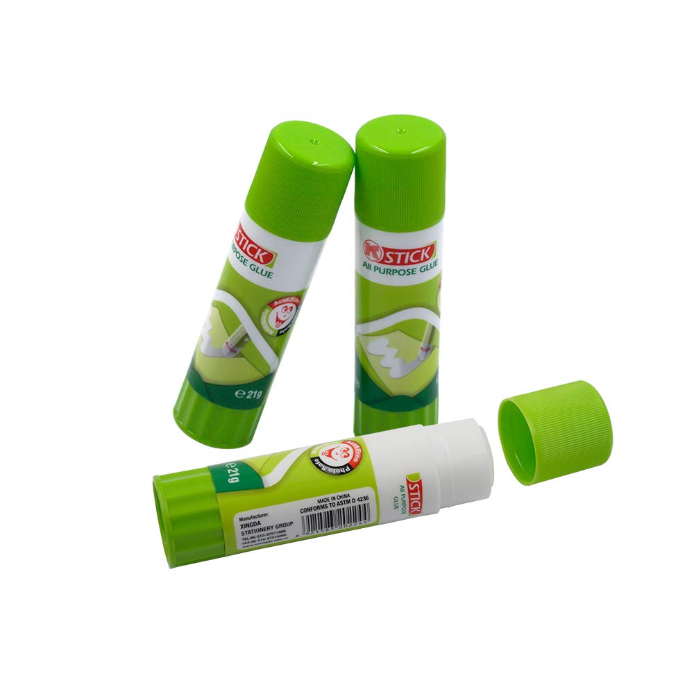 3D Printer Glue Stick, FYSETC 3Pcs Solid Stickers Printing Glue for 3D Printer Hot Bed Print Filament PLA ABS PET PETG and Other More