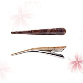 Beaupretty Duckbill Hair Clips for Women - 2 Pack Large Alligator Barrettes Strong Hold Hair Claws for Thick Durable Lightweight Accessories for Everyday Use