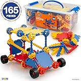 Play22 Building Toys For Kids 165 Set - STEM Educational Construction Toys - Building Blocks For Kids 3+ Best Toy Blocks Gift For Boys and Girls - Great Educational Toys Building Sets - Original